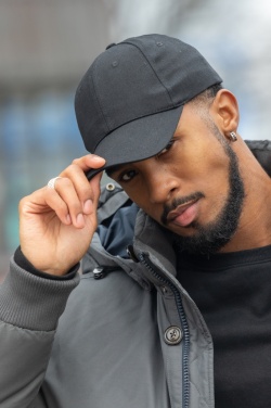 Logo trade promotional items picture of: Impact 6 panel 280gr Recycled cotton cap with AWARE™ tracer