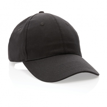 Logo trade promotional giveaway photo of: Impact 6 panel 190gr Recycled cotton cap with AWARE™ tracer