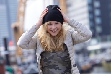 Logo trade advertising products picture of: Impact AWARE™ classic beanie with Polylana®