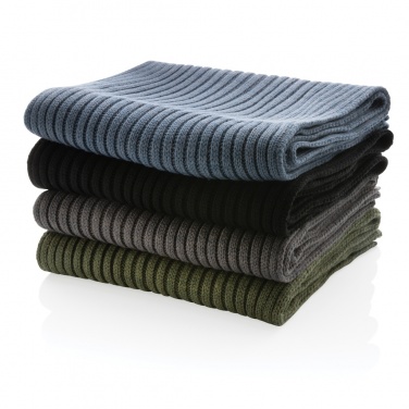 Logo trade promotional merchandise photo of: Impact AWARE™ Polylana® knitted scarf 180 x 25cm