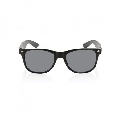 Logo trade promotional gifts picture of: GRS recycled PC plastic sunglasses with cork