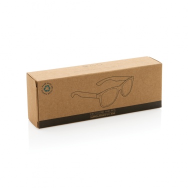 Logotrade promotional items photo of: GRS recycled PC plastic sunglasses with cork