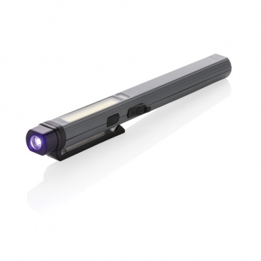 Logo trade advertising products image of: Gear X RCS recycled plastic USB rechargeable pen light