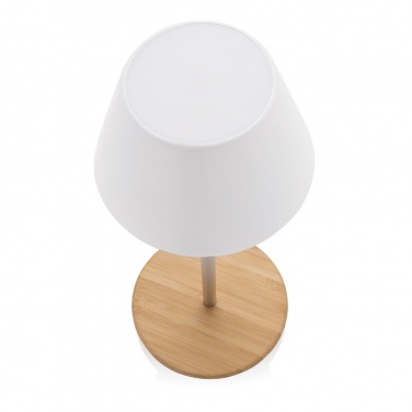 Logo trade promotional giveaways image of: Pure Glow RCS usb-rechargeable recycled plastic table lamp