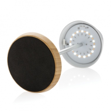 Logo trade corporate gift photo of: Pure Glow RCS usb-rechargeable recycled plastic table lamp