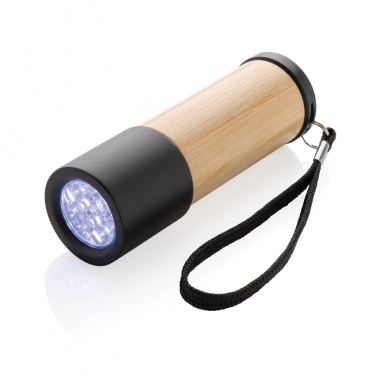 Logotrade promotional merchandise photo of: Bamboo and RCS certfied recycled plastic torch