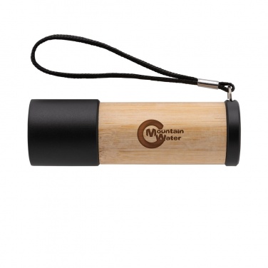 Logo trade promotional items picture of: Bamboo and RCS certfied recycled plastic torch