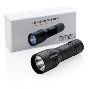 Logo trade advertising products image of: 3W medium CREE torch