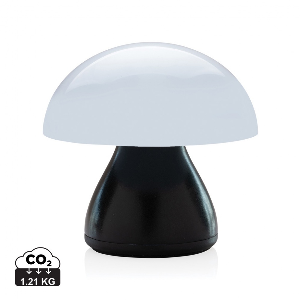 Logotrade advertising product picture of: Luming RCS recycled plastic USB re-chargeable table lamp