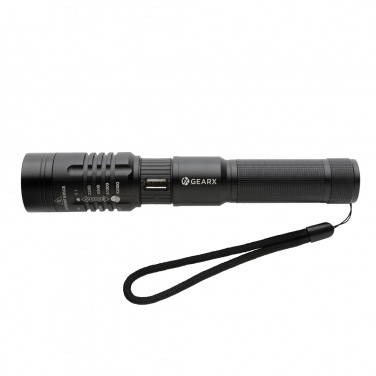 Logotrade promotional merchandise photo of: Gear X USB re-chargeable torch