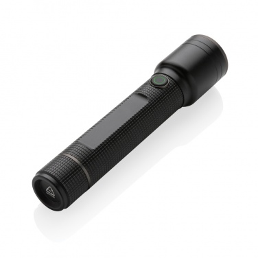 Logotrade promotional items photo of: Gear X RCS recycled aluminum USB-rechargeable torch large