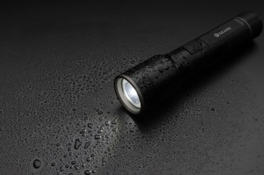 Logotrade promotional item picture of: RCS recycled aluminum USB-rechargeable heavy duty torch