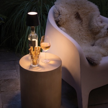 Logo trade promotional merchandise photo of: BottleGlow RCS recycled plastic bottle lamp