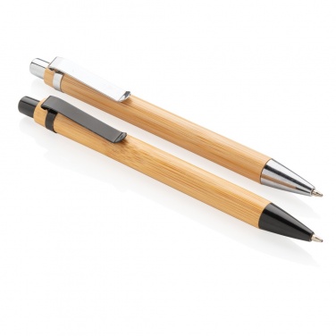 Logo trade corporate gifts image of: Bamboo pen