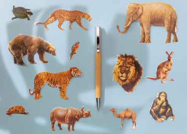 Logo trade promotional merchandise picture of: Modern bamboo pen