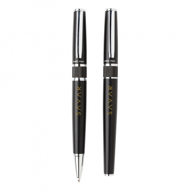 Logo trade promotional giveaways picture of: Swiss Peak deluxe pen set