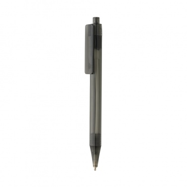 Logo trade promotional merchandise picture of: GRS RPET X8 transparent pen