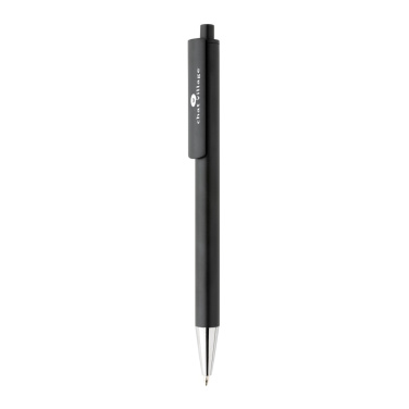 Logo trade promotional giveaway photo of: Amisk RCS certified recycled aluminum pen