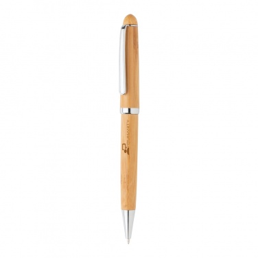 Logo trade advertising products image of: Bamboo pen in box