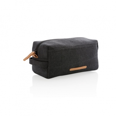 Logotrade advertising product image of: Canvas toiletry bag PVC free