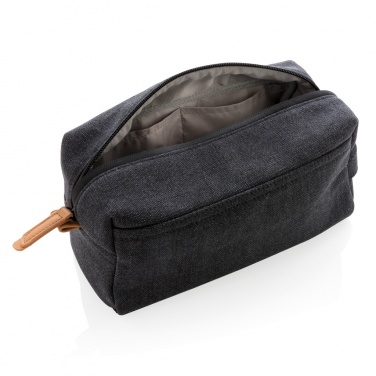 Logotrade business gift image of: Canvas toiletry bag PVC free