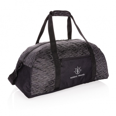 Logo trade promotional merchandise image of: AWARE™ RPET Reflective weekend bag