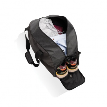 Logo trade promotional merchandise photo of: Kazu AWARE™ RPET basic weekend duffel
