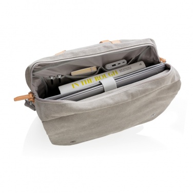 Logotrade promotional merchandise photo of: Canvas laptop bag PVC free