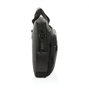 Logo trade corporate gifts picture of: Swiss Peak AWARE™ RPET Voyager 15.6" laptop bag