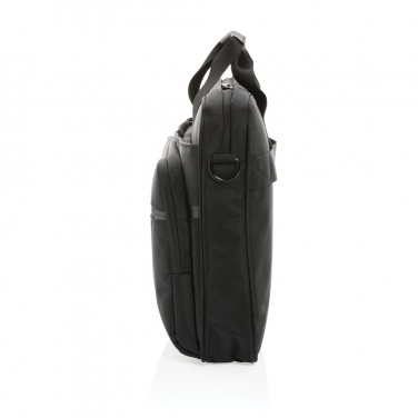 Logo trade promotional merchandise photo of: Swiss Peak AWARE™ RPET Voyager 15.6" laptop bag
