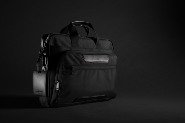 Logotrade advertising product image of: Swiss Peak AWARE™ RPET Voyager 15.6" laptop bag
