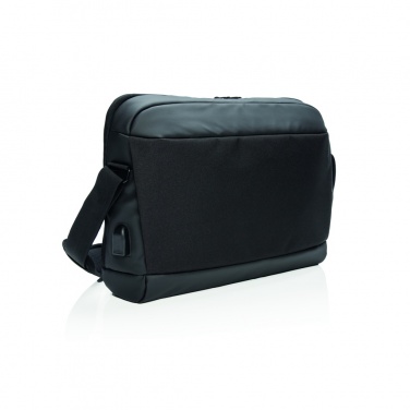 Logo trade promotional product photo of: Madrid RFID USB 15.6" laptop bag PVC free