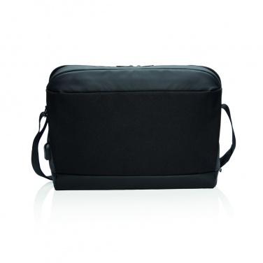 Logo trade promotional products picture of: Madrid RFID USB 15.6" laptop bag PVC free
