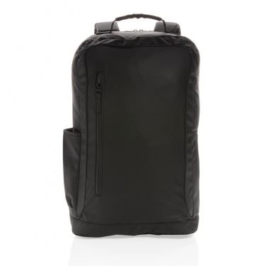 Logotrade promotional giveaway picture of: Fashion black 15.6" laptop backpack PVC free