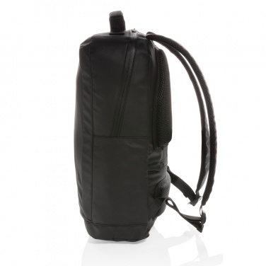 Logotrade corporate gift picture of: Fashion black 15.6" laptop backpack PVC free