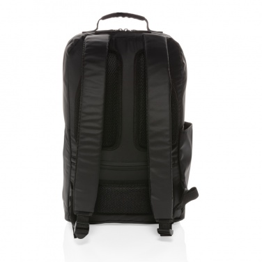 Logotrade corporate gift image of: Fashion black 15.6" laptop backpack PVC free