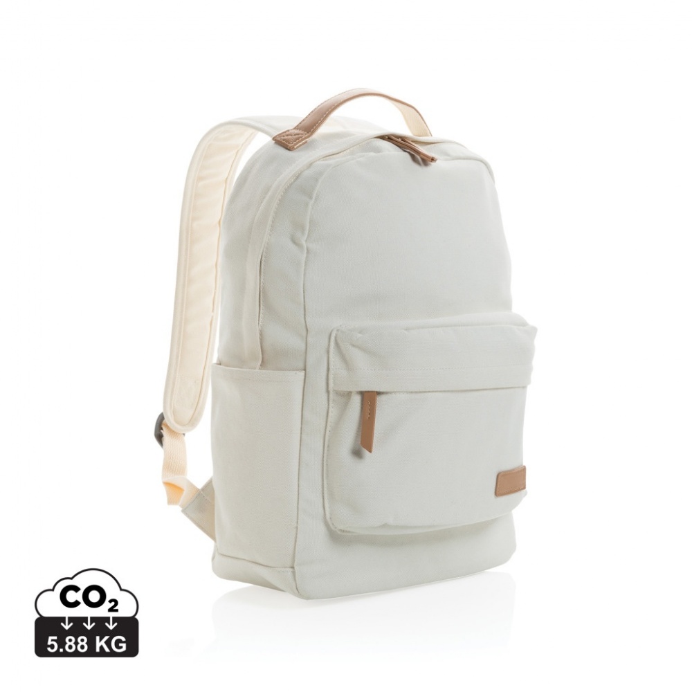 Logo trade promotional items picture of: Impact AWARE™ 16 oz. recycled canvas backpack