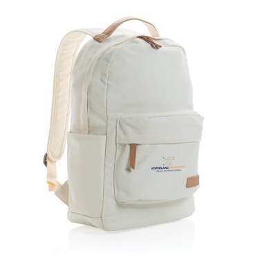 Logo trade promotional gifts image of: Impact AWARE™ 16 oz. recycled canvas backpack