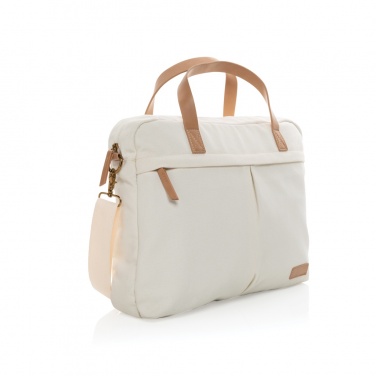 Logotrade promotional merchandise picture of: Impact AWARE™ 16 oz. recycled canvas laptop bag