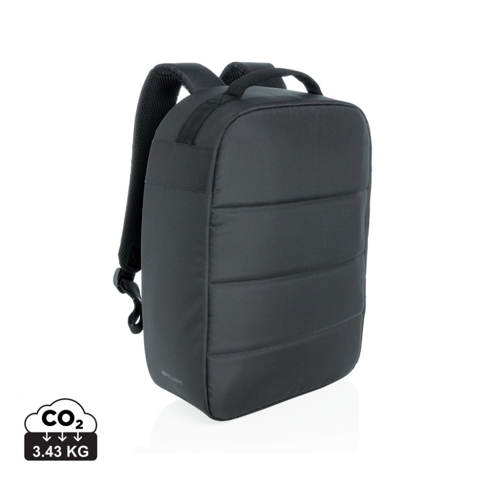 Logotrade advertising product image of: Impact AWARE™ RPET anti-theft 15.6" laptop backpack