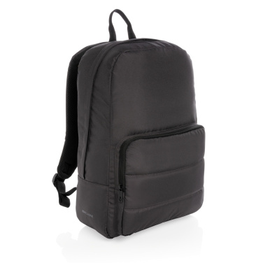 Logo trade business gifts image of: Impact AWARE™ RPET Basic 15.6" laptop backpack