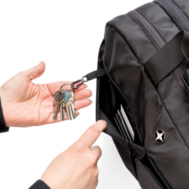 Logotrade advertising product image of: Swiss Peak RFID duffle with suitcase opening