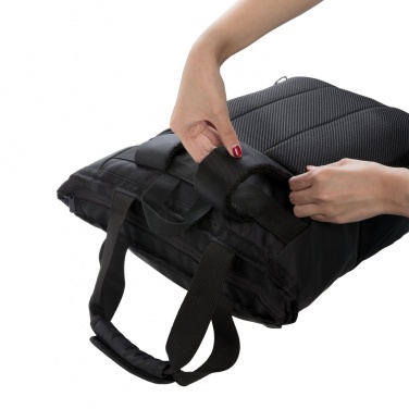 Logotrade promotional items photo of: Swiss Peak RFID 15" laptop totepack PVC free