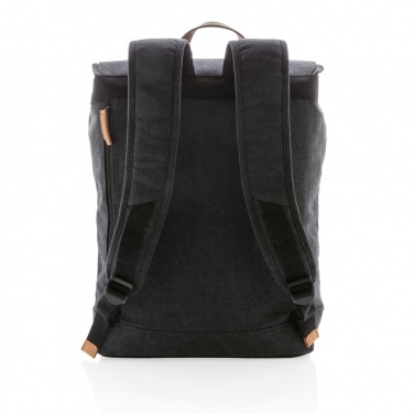 Logotrade corporate gift image of: Canvas laptop backpack PVC free