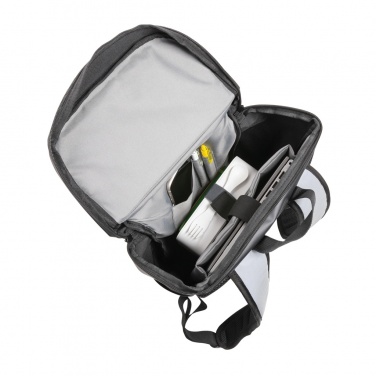 Logo trade advertising products image of: PU high visibility easy access 15.6" laptop backpack