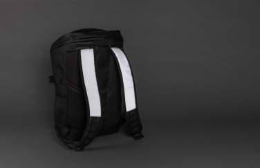 Logo trade corporate gifts picture of: PU high visibility easy access 15.6" laptop backpack