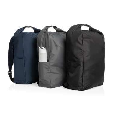 Logotrade promotional giveaway image of: Impact AWARE™ RPET lightweight rolltop backpack