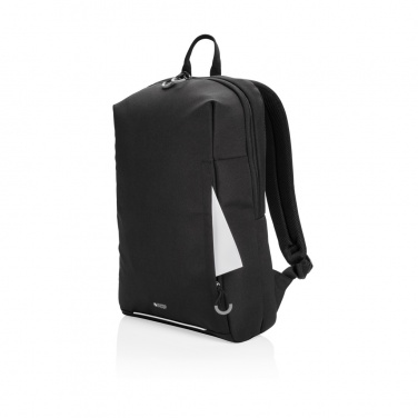 Logotrade promotional merchandise photo of: Swiss Peak AWARE™ RFID and USB A laptop backpack