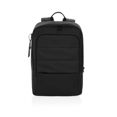 Logo trade promotional items image of: Armond AWARE™ RPET 15.6 inch deluxe laptop backpack