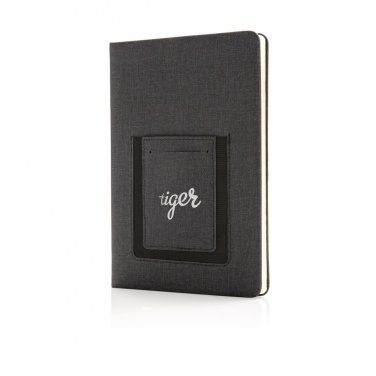 Logotrade corporate gifts photo of: Deluxe A5 Notebook with phone pocket